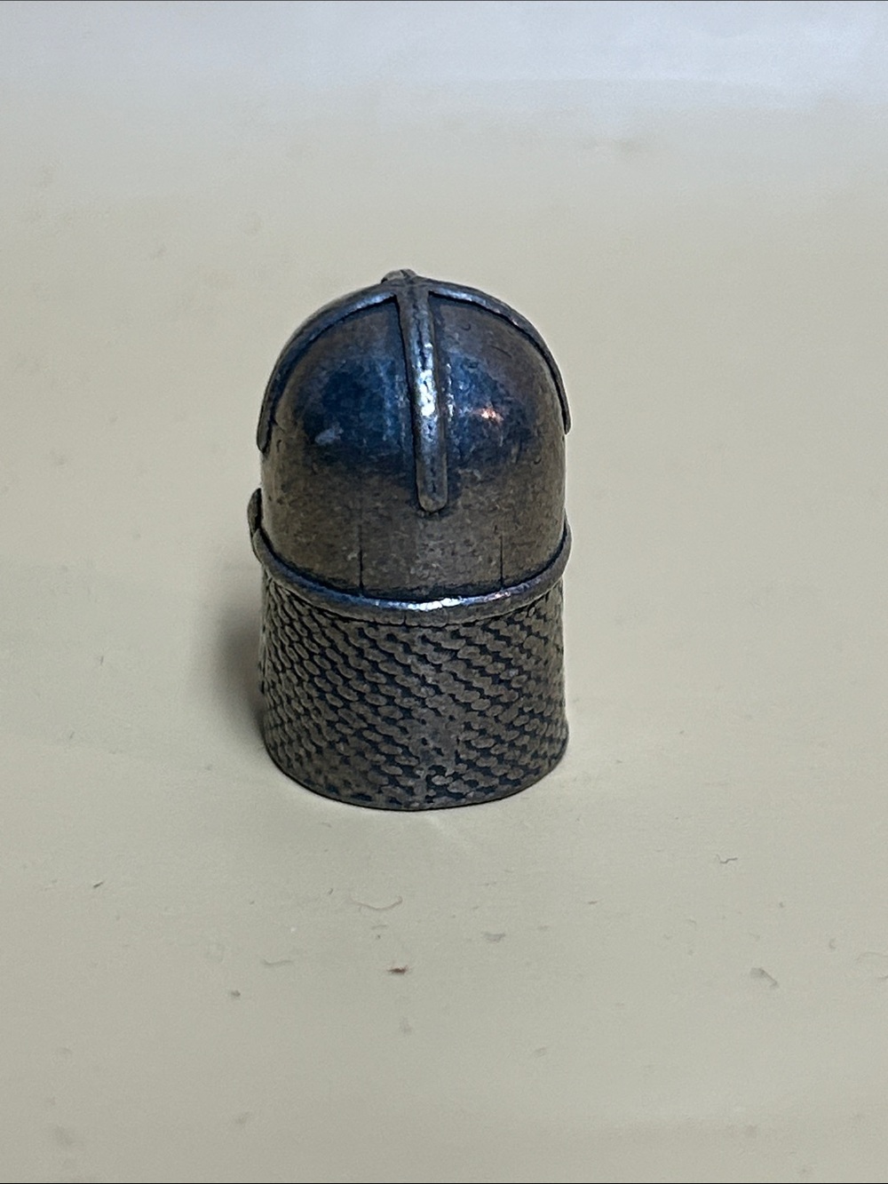 Pewter Thimble Coppergate York Museum Miniature Anglo Saxon Helmet by Westair - Picture 3 of 5